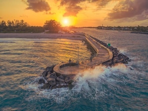 Jupiter Inlet Sunsets- this pier is just a mile away.
