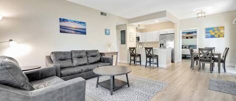 Open Floor Plan Kitchen Dining Living Room Flow Beautifully!