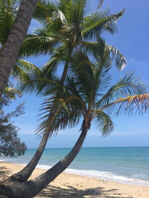 Absolute beach front location
