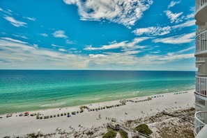 View to the west from balcony