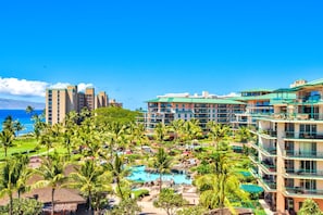 Layers of pools, palms, and pure paradise.