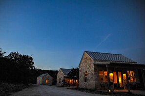 Front of property – evening/night
