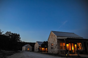 Front of property – evening/night