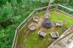 Wood fire pit