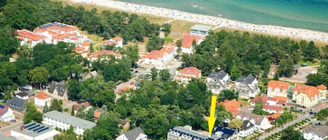 Strand und Lage des Hauses