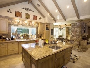 Gourmet Kitchen with all the accessories needed to entertain