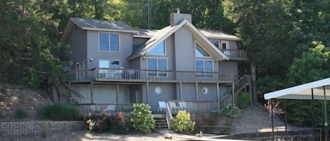 Lake View of the House and Dock