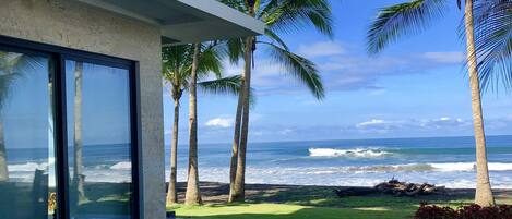 View to the beach