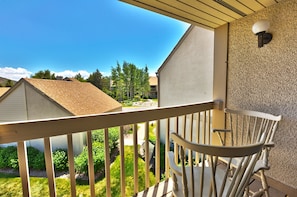 Enjoy the fresh mountain air from your  bedroom balcony