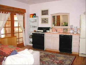 Kitchen with dishwasher and full size appliances