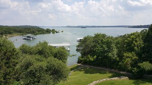 Grounds and lake view from deck