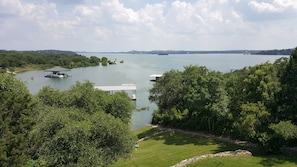 Grounds and lake view from deck