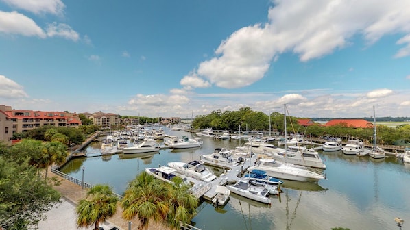 Panoramic View of Shelter Cove Harbour and  Marina