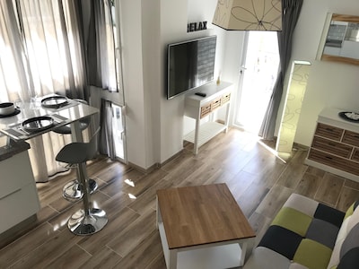 Central apartment, all renovated, with sunny balcony and free bicycles