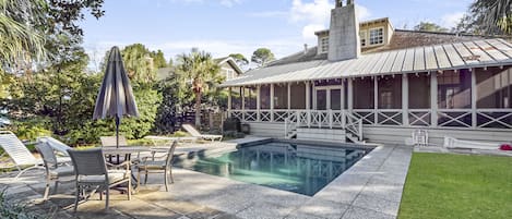 Backyard and Pool