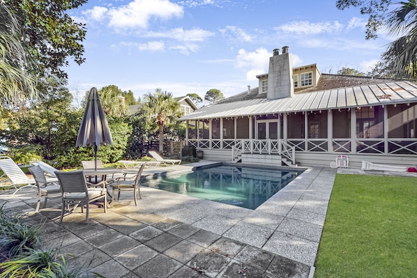 Backyard and Pool