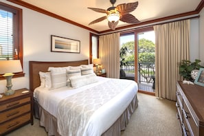 Master bedroom to relax and read on private lanai