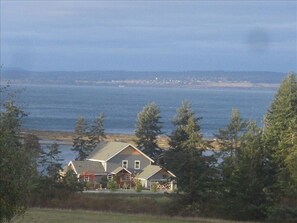 Lagoon House, eagle eye view of Race Lagoon and Saratoga Passage.