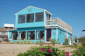 Pick your favorite porch or deck for relaxing! Great ocean view from upper deck.