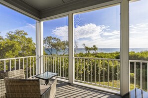 Private Patio with Bay View