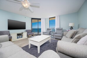Living Room (largest living room space of all 1,2 & 3 bedroom condos at Ph V)