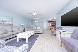Living Room (largest living room space of all 1,2 & 3 bedroom condos at Ph V)