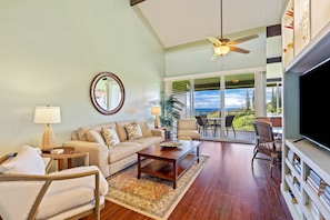 Ocean View Living Area with NEW Furnishings