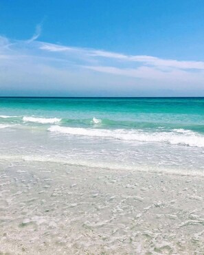 Imagine walking on the crystal sand and swimming in the tranquil, calm water