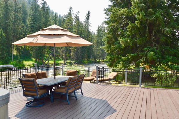 End your day with an afternoon on the deck 