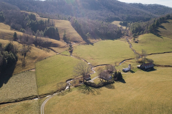 Worth’s Place sits on roughly 180+ acres of private farmland.