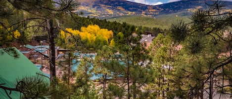 Captivating view from A3 Lifts Condo looking out over the Rockies!