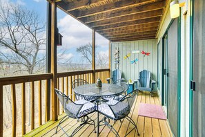 Private Deck | Adirondack Chairs