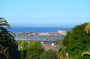 The gorgeous ocean view over the Del Mar Fairgrounds.