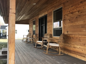 Cozy front porch