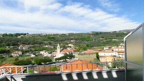External photo panorama seen from the private balcony of the master bedroom