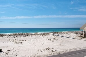 WOW!! This never gets old, view from our balcony, 45 steps from beach access