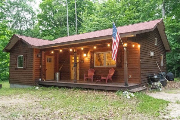 Exterior of Cabin in the Summer
