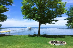 Breathtaking lake views -  Clear water and blue skies as far as you can see.