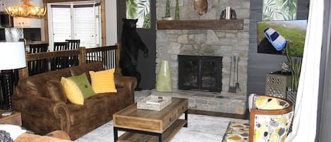 The NC black bear and deer will instantly put you in the mountain mood