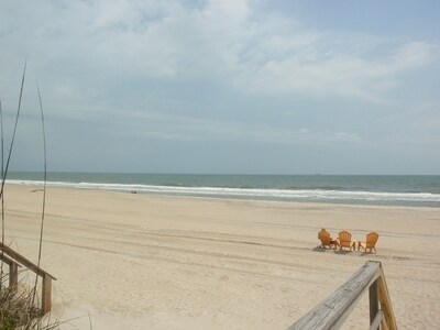 OCEAN FRONT!  SUPER CLEAN!!! see reviews.. .Private boardwalk beach access!