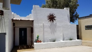 Front Entrance of the Beachfront Home