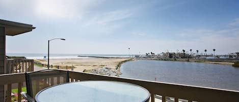 whitewater ocean, river and harbor view from your deck