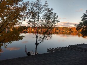 View of the lake from the Master Bedroom