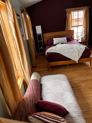 New Organic Mattresses as of 2023! Sleep comfortably and safely…. breathable luxury bamboo sheets on all beds as well!