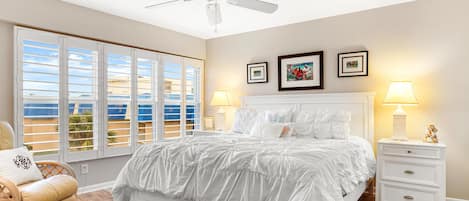 Watch the sunrise from the master bedroom!