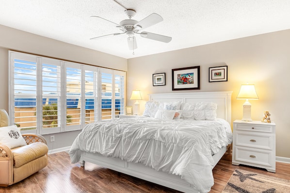Watch the sunrise from the master bedroom!