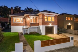 Front of property – evening/night