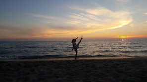 Sunset in the summer