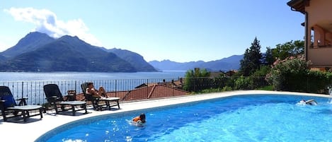 Pool with a stunning view