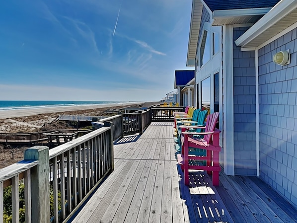 Patio Seating and View